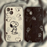 Snoopy Puppy Cartoon Phone Case for iPhone